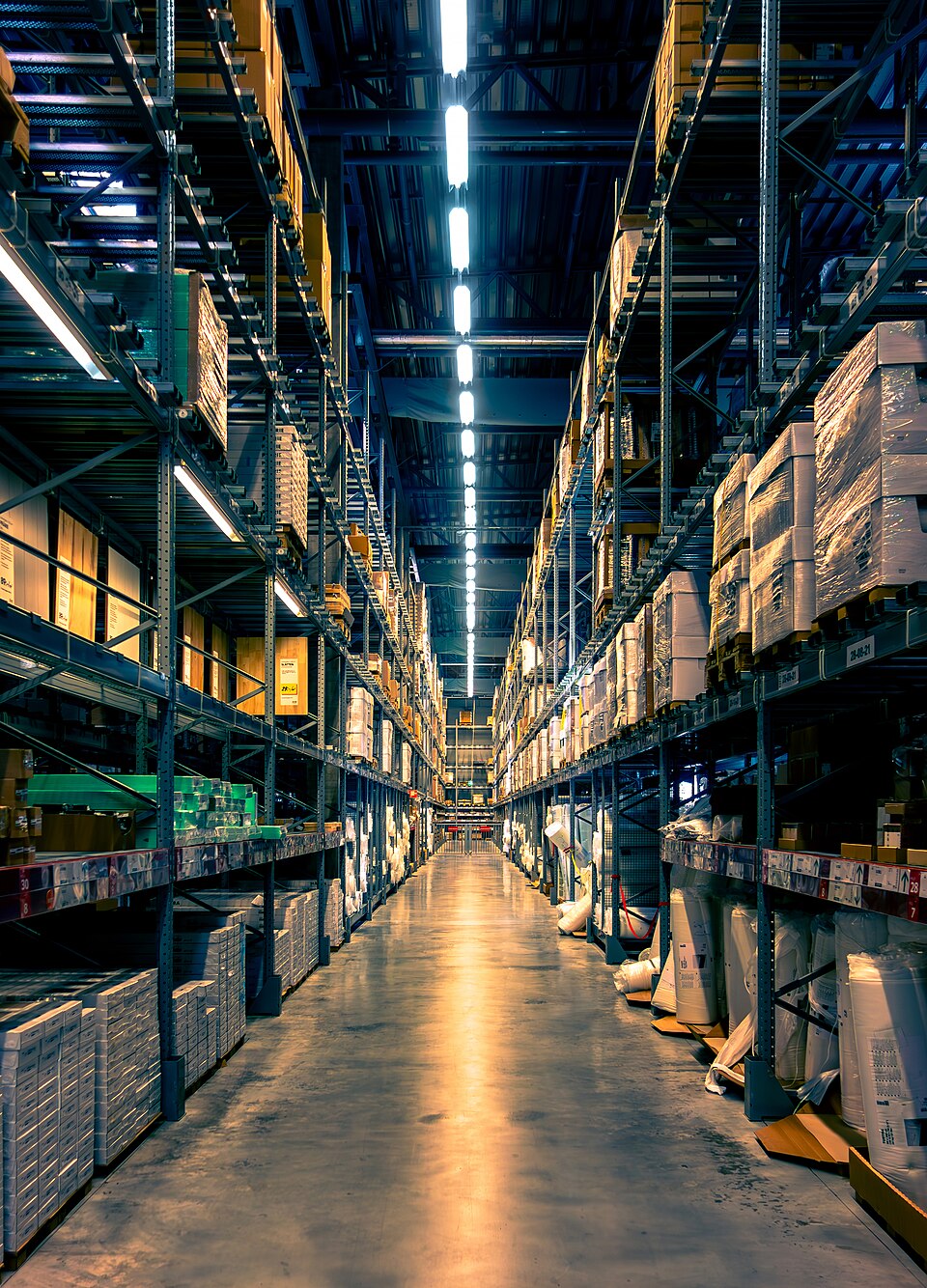 Self-serve aisle in IKEA Torp Uddevalla - Cinematic edit.jpg — W.carter (CC BY 4.0) IKEA Yellow