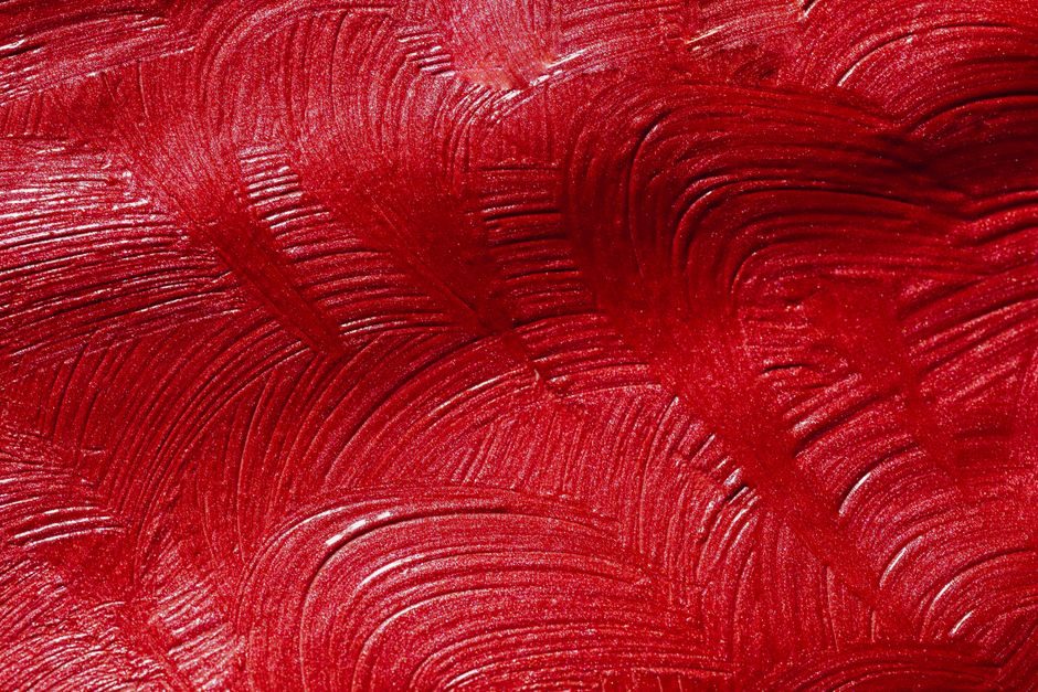 胭脂虫 — Intricate red brushstroke texture creating an abstract and artistic vibe, perfect for design uses.